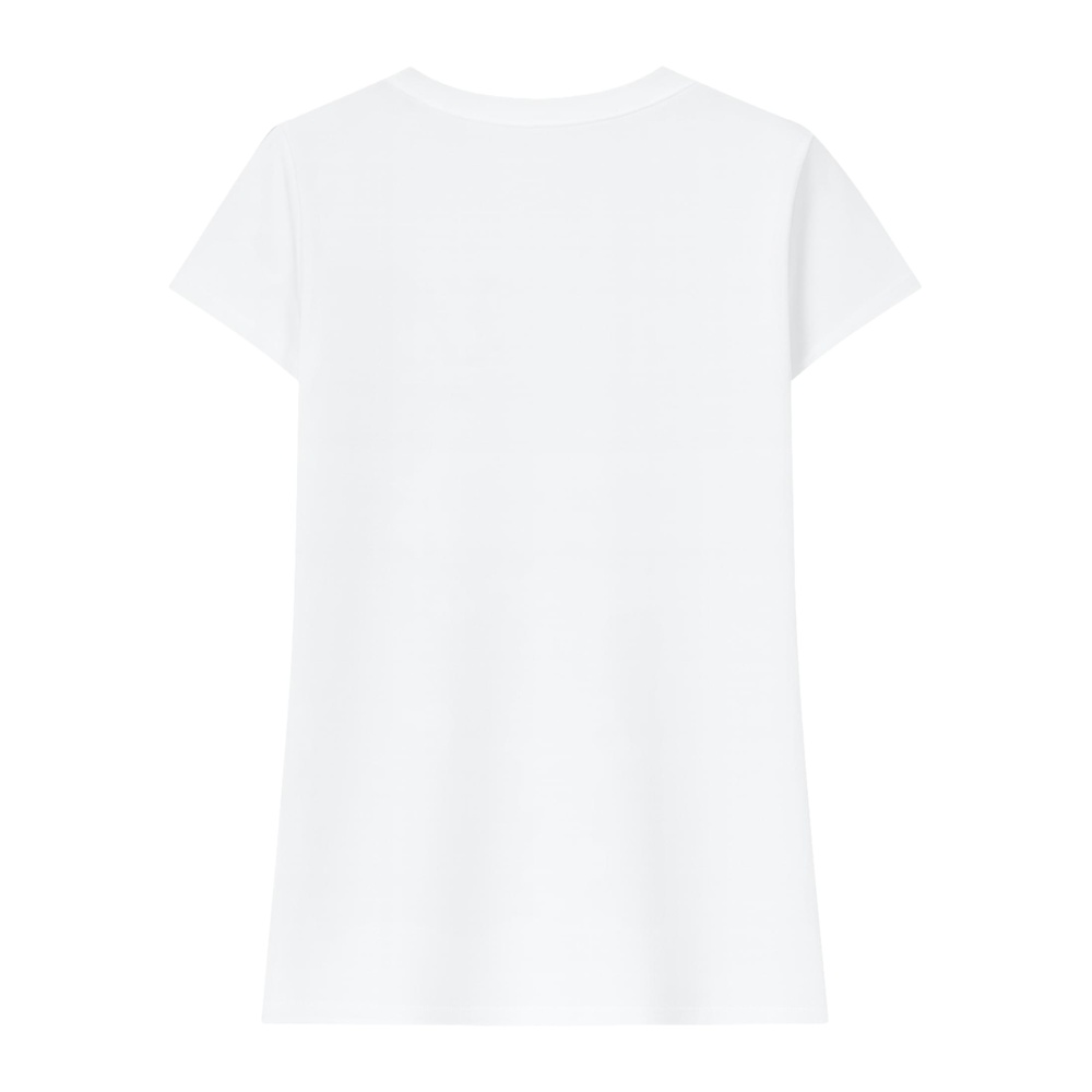 Miss Tee - Mom's Favorite Fitted Dames Tshirt - Wit